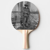 カウボーイランチャーまたは旧西のカナダの法律 卓球ラケット (正面)