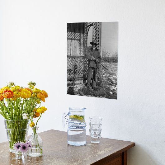 カウボーイランチャーまたは旧西のカナダの法律 箔ポスター (レイダウン (キッチン))