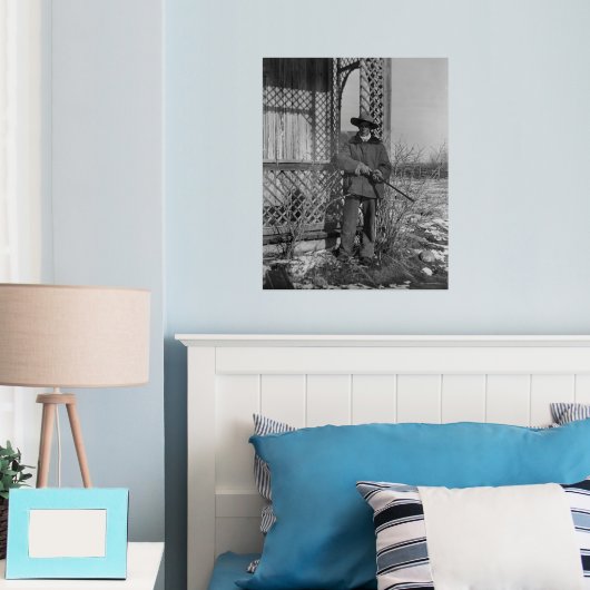 カウボーイランチャーまたは旧西のカナダの法律 箔ポスター (インサイチュ (寝室))