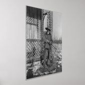 カウボーイランチャーまたは旧西のカナダの法律 箔ポスター (レイダウン)