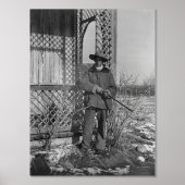 カウボーイランチャーまたは旧西のカナダの法律 箔ポスター (正面)