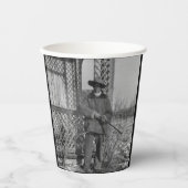 カウボーイランチャーまたは旧西のカナダの法律 紙コップ (正面)