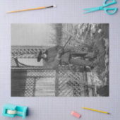 カウボーイランチャーまたは旧西のカナダの法律 薄葉紙 (クラフト)