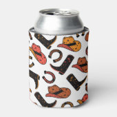 カウボーイランチ:ワイルドウエストシームレス。 缶クーラー (缶正面)