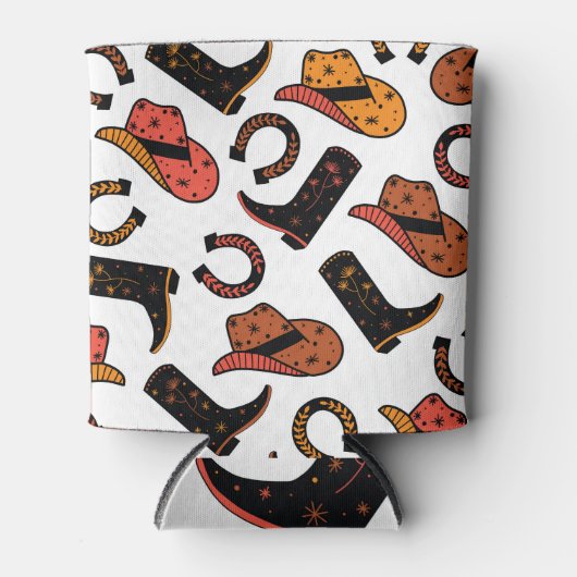 カウボーイランチ:ワイルドウエストシームレス。 缶クーラー (正面)