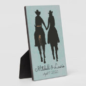 カウボーイラヴ結婚ィーズ フォトプラーク (側面)