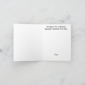 カウボーイルーティンカードの日 カード (内部)