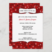 カウボーイレッドパイスローベイビーシャワー招待状 招待状 (正面/裏面)