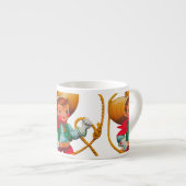 カウボーイレトロボーイチャイルドカワイウェスタン エスプレッソカップ (正面右)