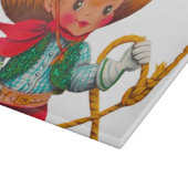 カウボーイレトロボーイチャイルドカワイウェスタン カッティングボード (角)