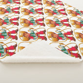 カウボーイレトロボーイチャイルドカワイウェスタン シェルパブランケット (3/4)