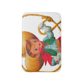 カウボーイレトロボーイチャイルドカワイウェスタン バスマット (正面縦)