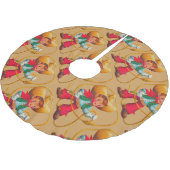 カウボーイレトロボーイチャイルドカワイウェスタン ブラッシュドポリエステルツリースカート (アングル)