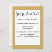 カウボーイレトロボーイチャイルドカワイウェスタン 招待状 (正面)