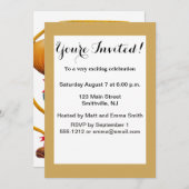 カウボーイレトロボーイチャイルドカワイウェスタン 招待状 (正面/裏面)