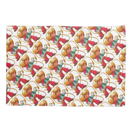 カウボーイレトロボーイチャイルドカワイウェスタン 枕カバー (裏面)