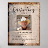 カウボーイロデオお祝いの生活、葬儀の写真 ポスター (正面)