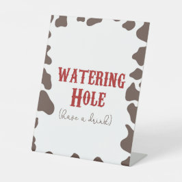 カウボーイロデオウェスタンウォーターリングホールドリンクパーティー 台座サイン