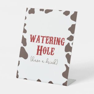 カウボーイロデオウェスタンウォーターリングホールドリンクパーティー 台座サイン