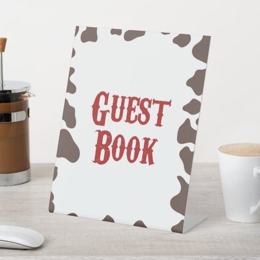 カウボーイロデオウエスタンゲストブック 台座サイン (インサイチュ)