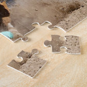 カウボーイロデオカーフローピンウェスタンスポーツ ジグソーパズル (側面)