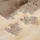 カウボーイロデオカーフローピンウェスタンスポーツ ジグソーパズル (側面)