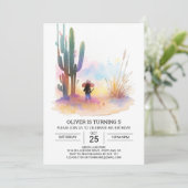 カウボーイロデオチルドレン誕生日 招待状 (スタンド正面)