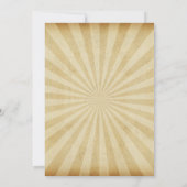 カウボーイロデオバースデーパーティ招待状 招待状 (裏面)