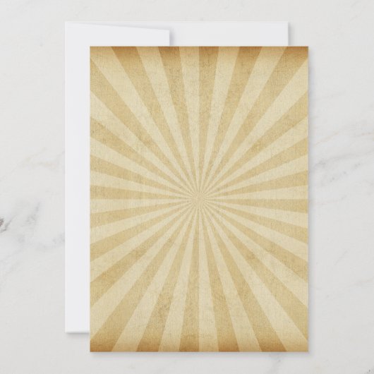 カウボーイロデオバースデーパーティ招待状 招待状 (裏面)