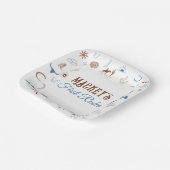 カウボーイロデオファースト誕生日ワイルドウェスト ペーパープレート (傾斜あり)