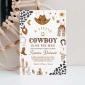 カウボーイロデオボーイサウスウエストランチベビーシャワー 招待状