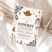 カウボーイロデオボーイサウスウエストランチベビーシャワー 招待状