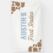 カウボーイロデオ誕生日パーティー 横断幕 (縦)