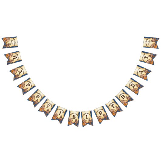 カウボーイロデオ馬の馬乗り野生の西パーティー バンティングフラッグ (全)