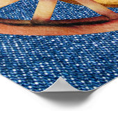 カウボーイロデオ馬の馬乗り野生の西パーティー ポスター (角)