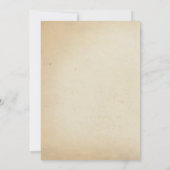 カウボーイロデオ1st誕生日どのように西は1つのinvだった 招待状 (裏面)