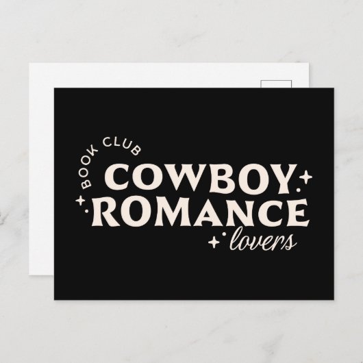 カウボーイロマンスの本の美学 ポストカード (正面/裏面)