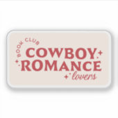 カウボーイロマンス愛好家ブッククラブ シール (正面)