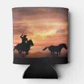 カウボーイローピンワイルドホースウェスタン 缶クーラー (裏面)