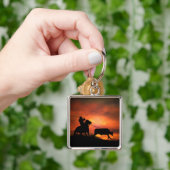 カウボーイロープのキーチェーン キーホルダー (手)