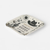 カウボーイワイルドウェスタンファースト誕生日ファースト ペーパープレート (傾斜あり)