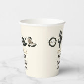 カウボーイワイルドウェスタンファースト誕生日ファースト 紙コップ (右)