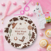カウボーイワイルドウェストの男の子の誕生日パーティー ペーパープレート (パーティー)