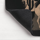 カウボーイワイルドウェストカントリーホーセック乗馬レーター マウスパッド (コーナー)