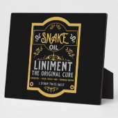 カウボーイワイルドウェストスネーク油 フォトプラーク (側面)