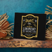 カウボーイワイルドウェストスネーク油 フォトプラーク (側面)