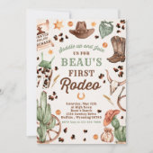 カウボーイワイルドウェスト1stロデオランチバースデーパーティー 招待状 (正面)