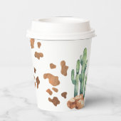 カウボーイワイルドウェスト1stロデオ誕生日パーティー 紙コップ (裏面)