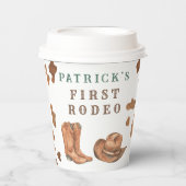 カウボーイワイルドウェスト1stロデオ誕生日パーティー 紙コップ (正面)