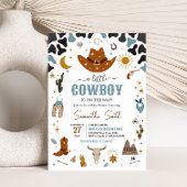 カウボーイワイルドウエストベビーシャワー 招待状